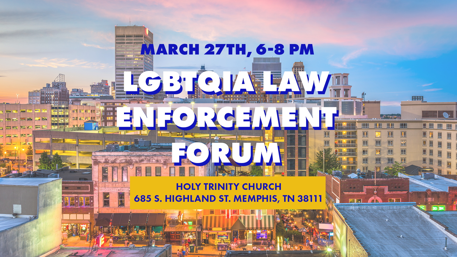 LGBTQIA and Law Enforcement Forum FB Event Cover law enforcement