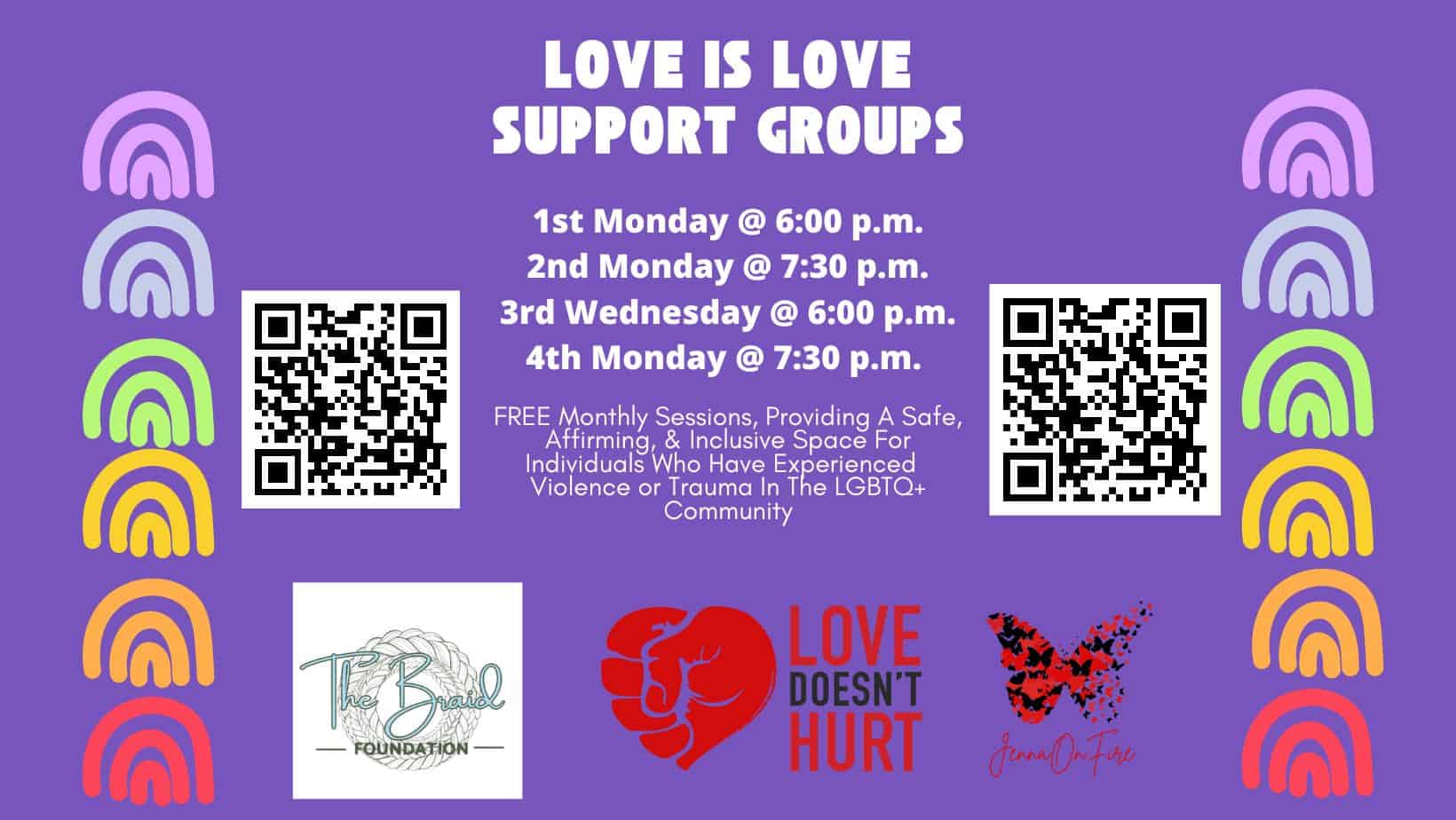 Love is Love: Support Group Copy of Love Is Love Support Group 2023 Instagram Post