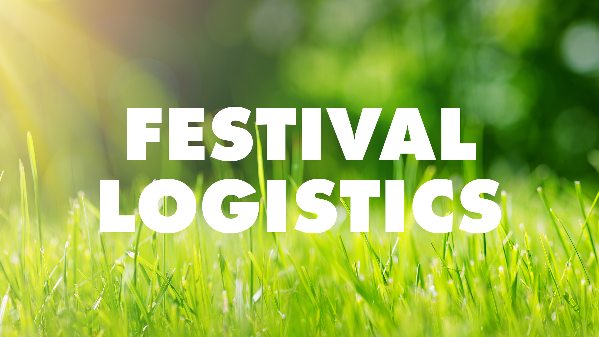 Festival Logistics Committee Meeting festival logistics